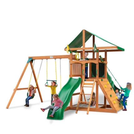 Gorilla Playsets Outing With Tube Slide Swing Set