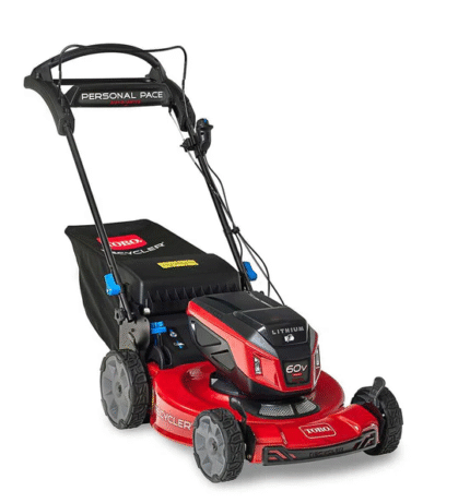 Toro 60V Max* 22 in. (56 cm) Recycler® w/Personal Pace® & SmartStow® Lawn Mower w/ 7.5Ah Battery included